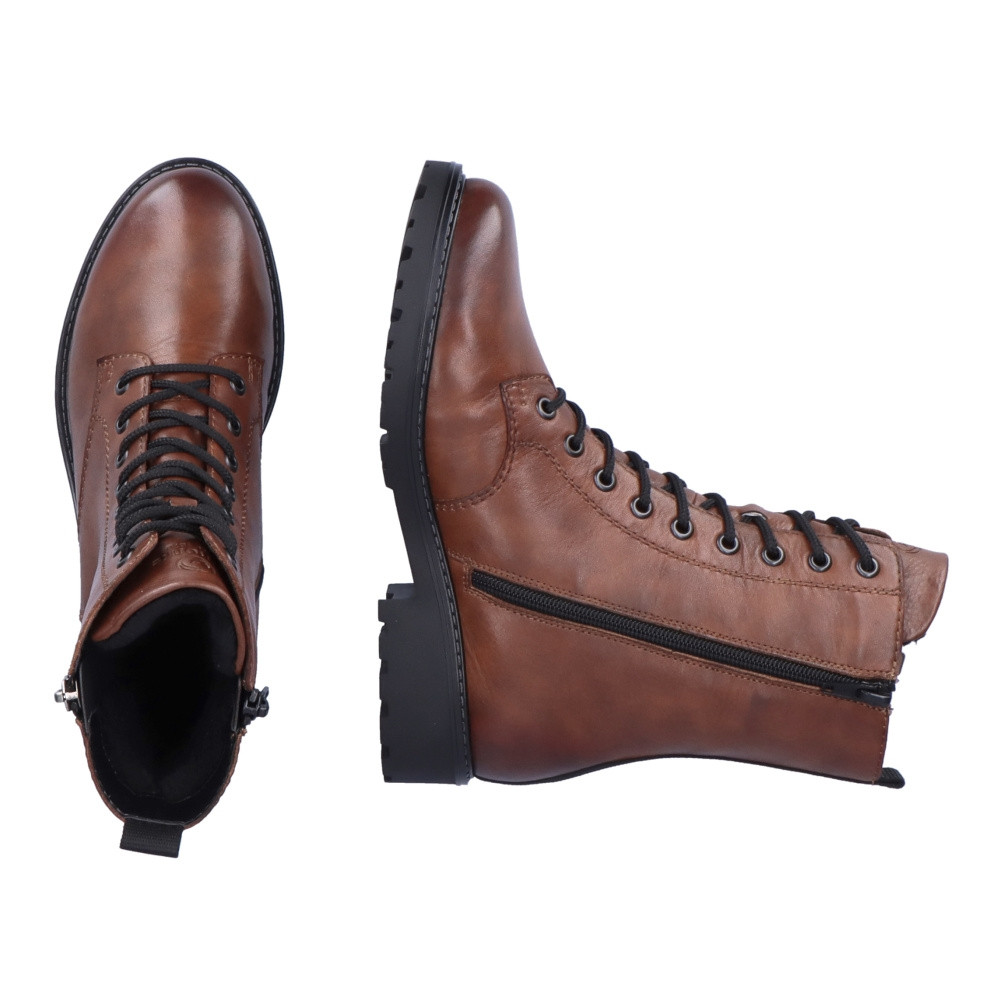 detail Dámská kotníková obuv REMONTE R6592-22 hnědá W2