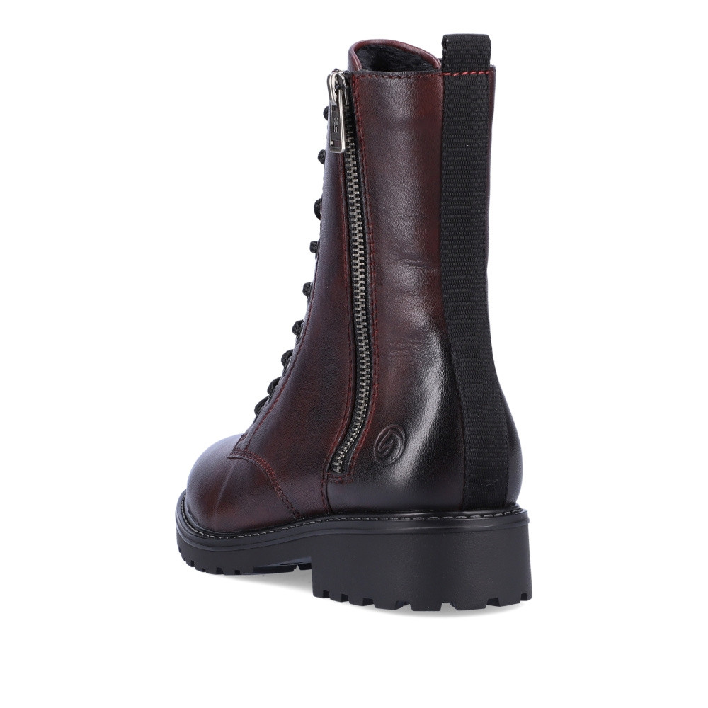 detail Dámská kotníková obuv REMONTE R6592-35 červená W2