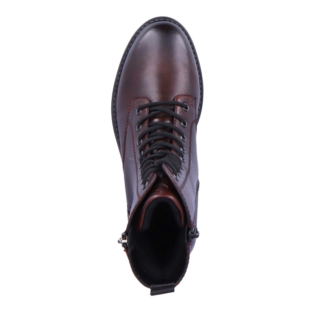 detail Dámská kotníková obuv REMONTE R6592-35 červená W2