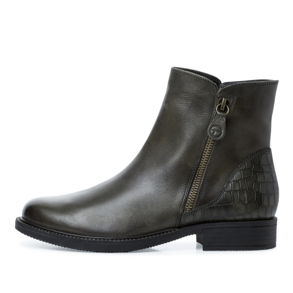 detail Dámská kotníková obuv TAMARIS 25002-29-722 zelená W2