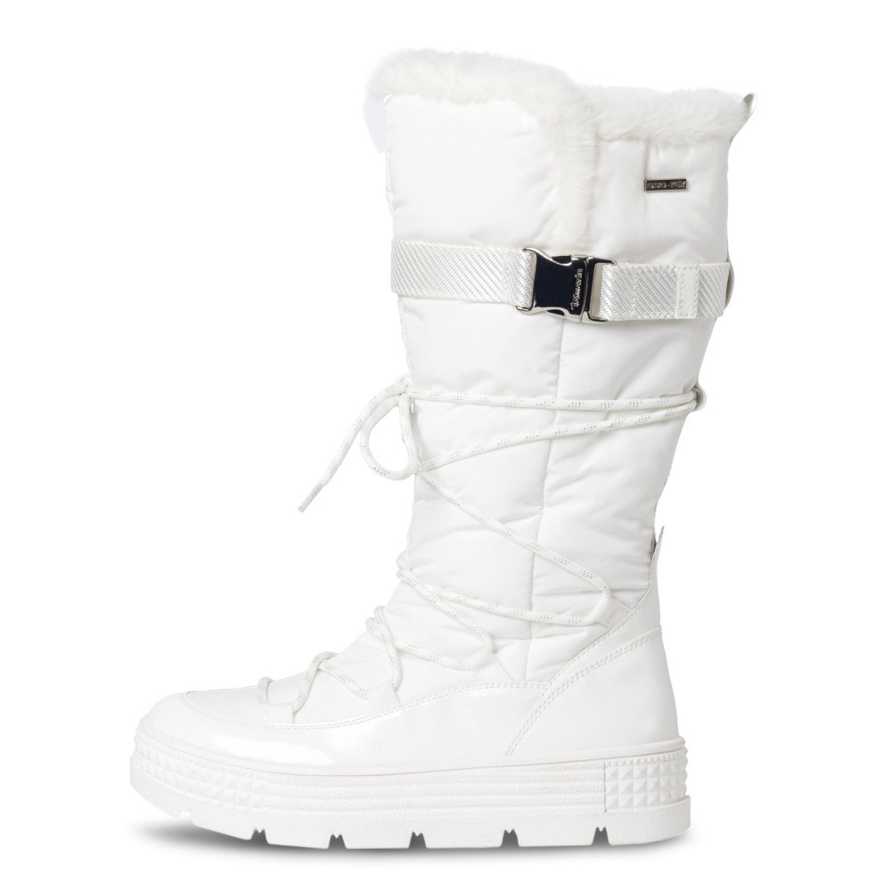 detail Dámské kozačky TAMARIS TAM-10303689-W2 bílá