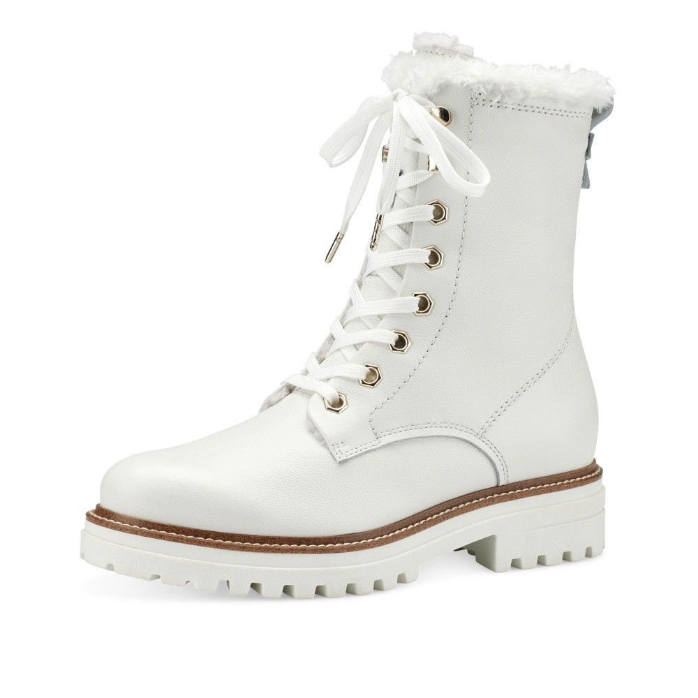 detail Dámská kotníková obuv TAMARIS 26893-39-107 bílá W3