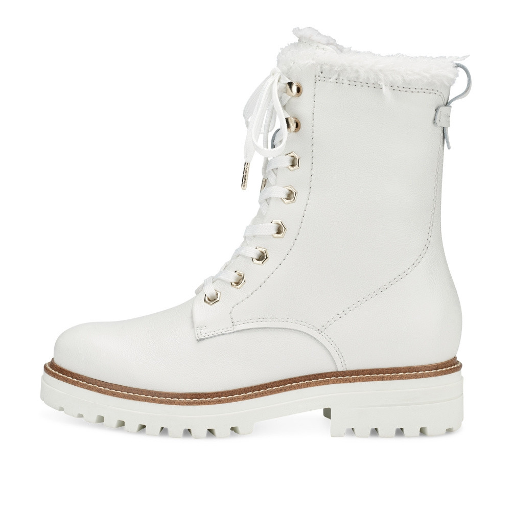 detail Dámská kotníková obuv TAMARIS 26893-39-107 bílá W3