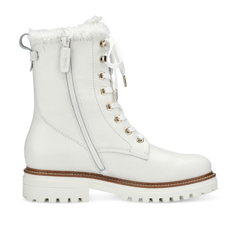 detail Dámská kotníková obuv TAMARIS 26893-39-107 bílá W3