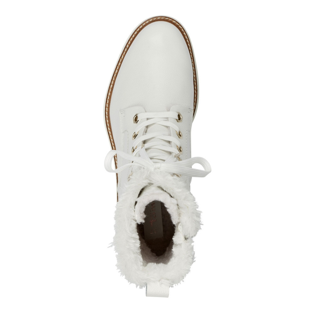 detail Dámská kotníková obuv TAMARIS 26893-39-107 bílá W3