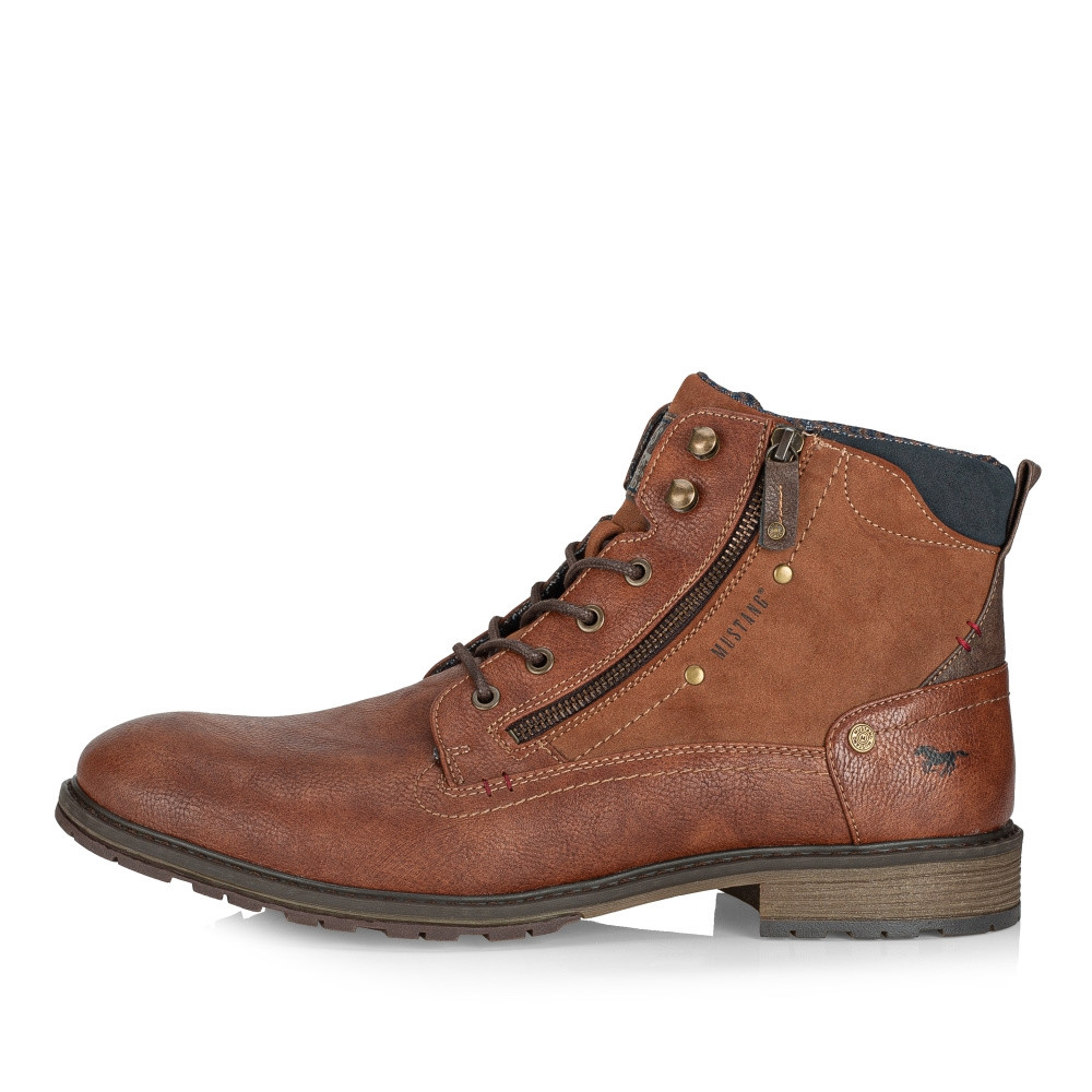 detail Pánská obuv MUSTANG MUS-10303772-W3 hnědá