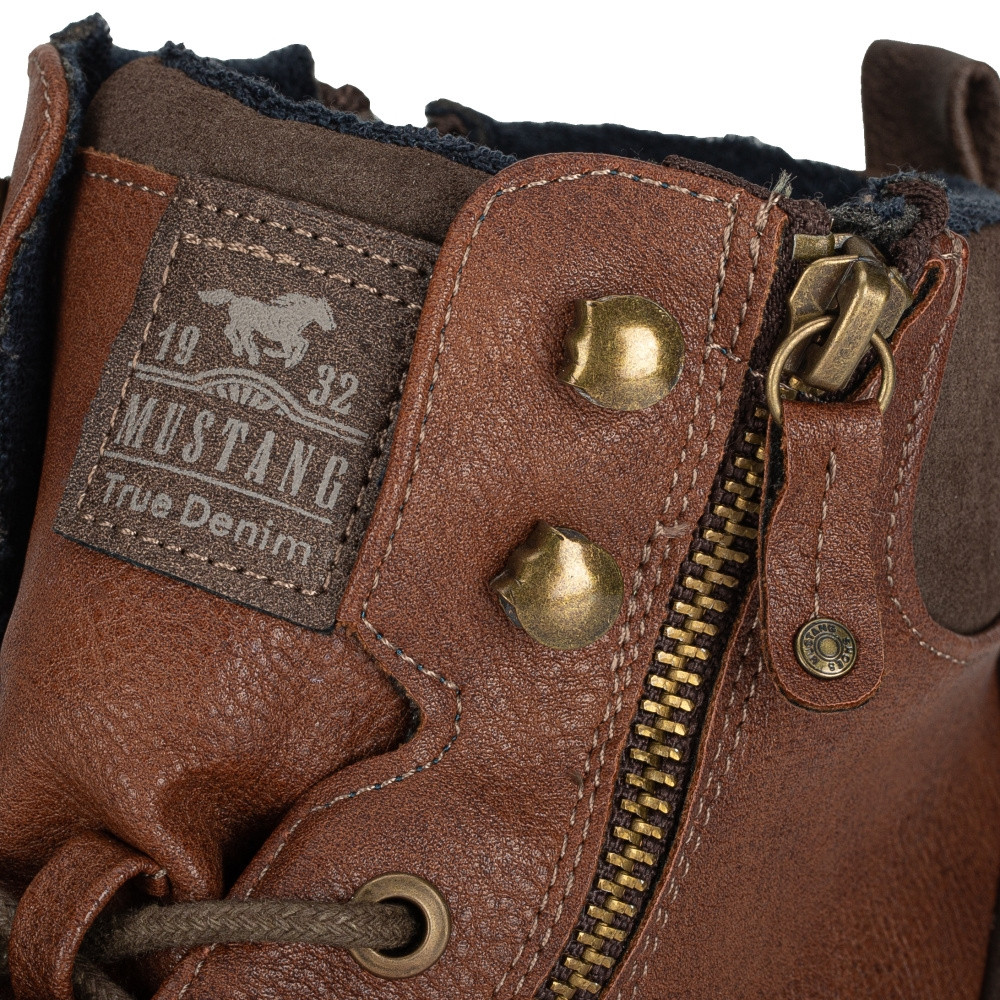 detail Pánská obuv MUSTANG MUS-10303777-W2 hnědá