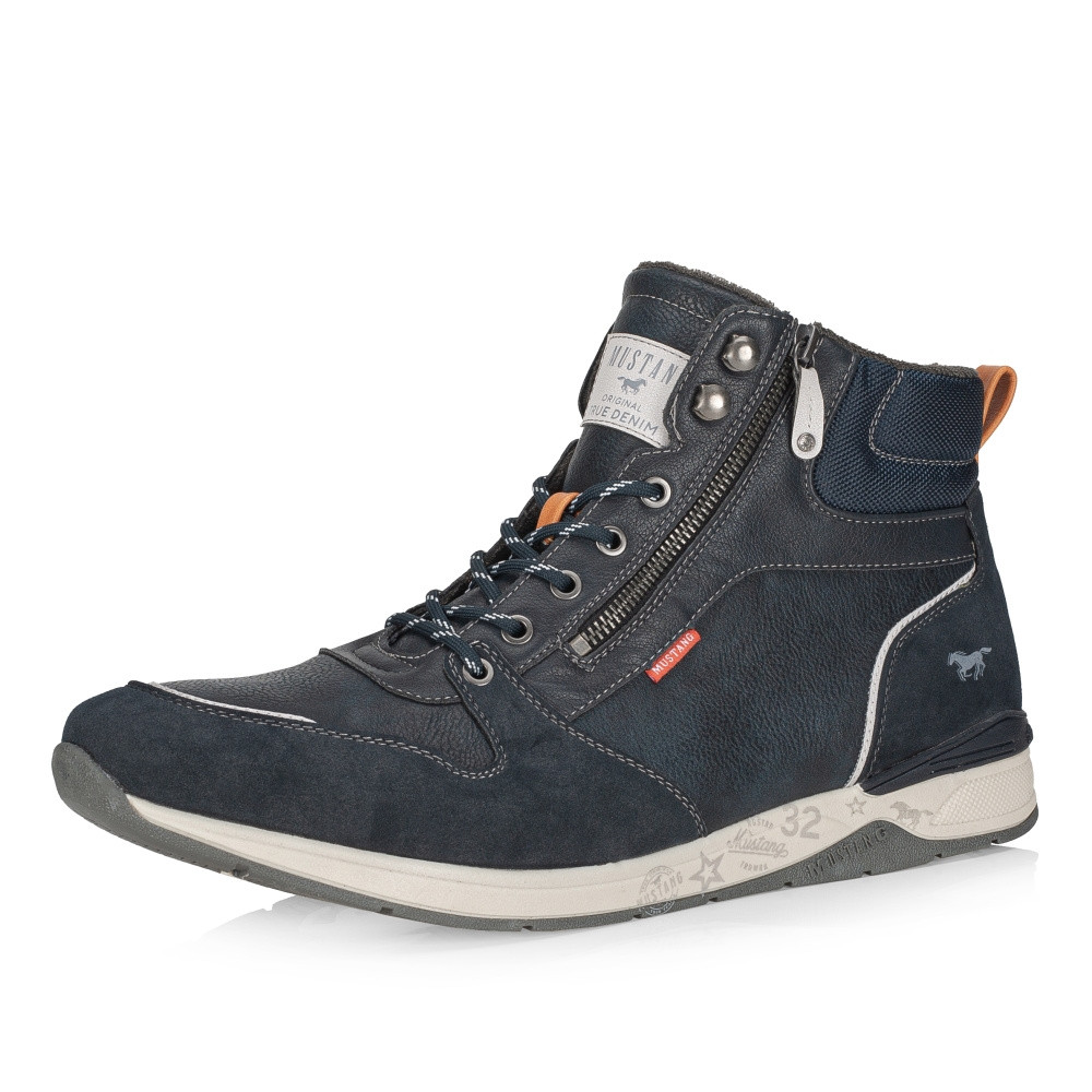 detail Pánská obuv MUSTANG MUS-10303783-W2 modrá