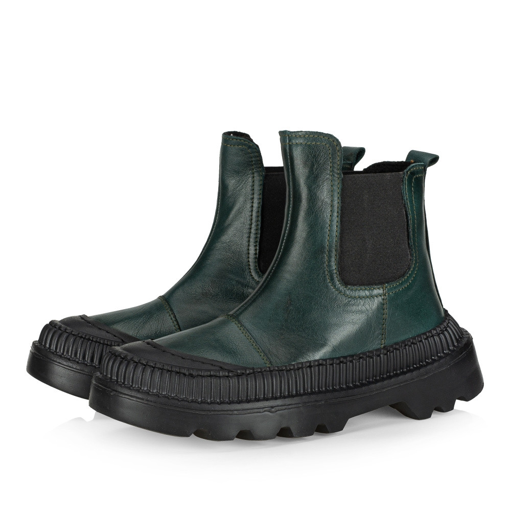 detail Dámská kotníková obuv IBERIUS 5081-472 zelená W2