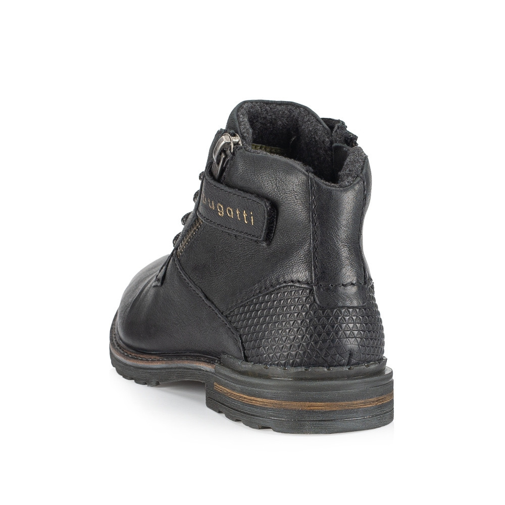 detail Pánská kotníková obuv BUGATTI A0U34-1000 černá W2