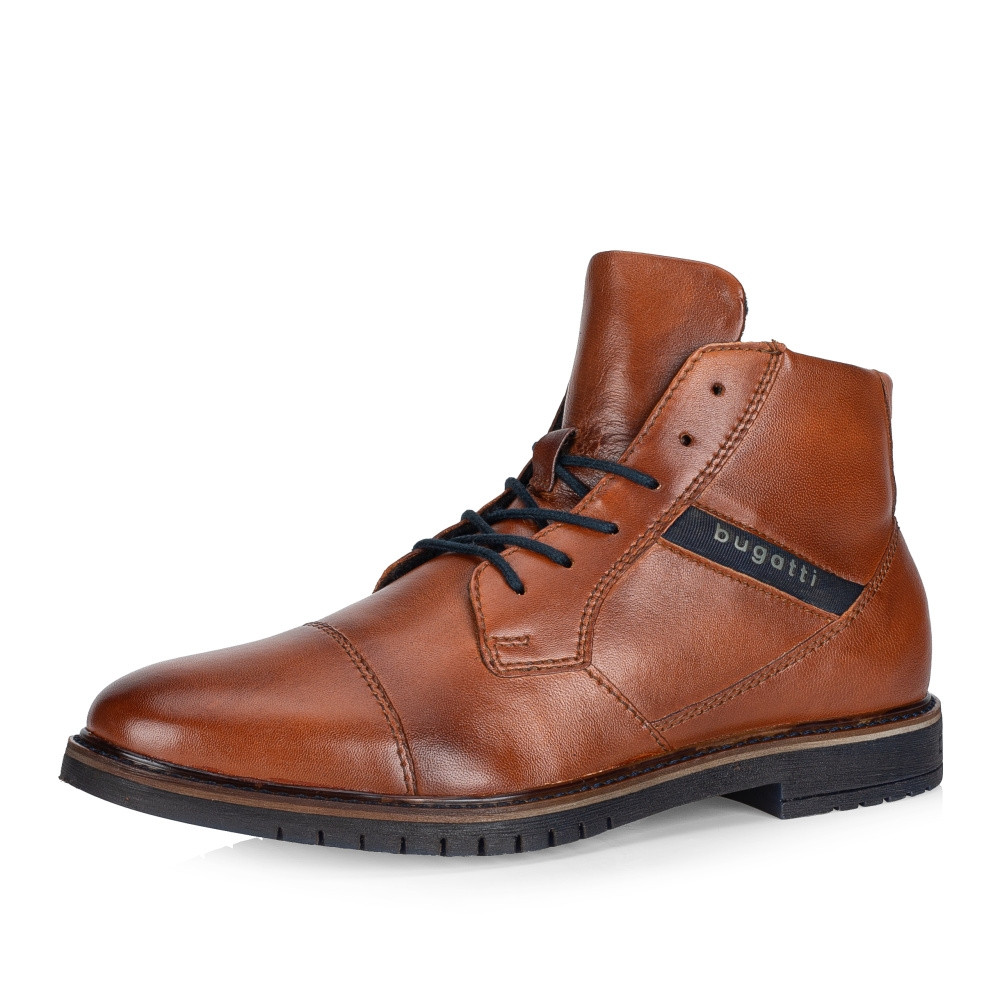 detail Pánská kotníková obuv BUGATTI 8373A-6300 hnědá W5