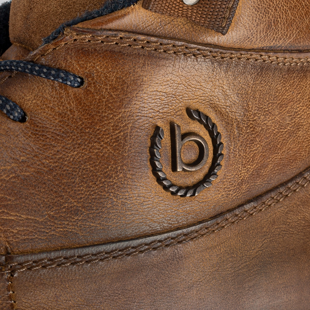 detail Pánská kotníková obuv BUGATTI ACC31-6300 hnědá W3