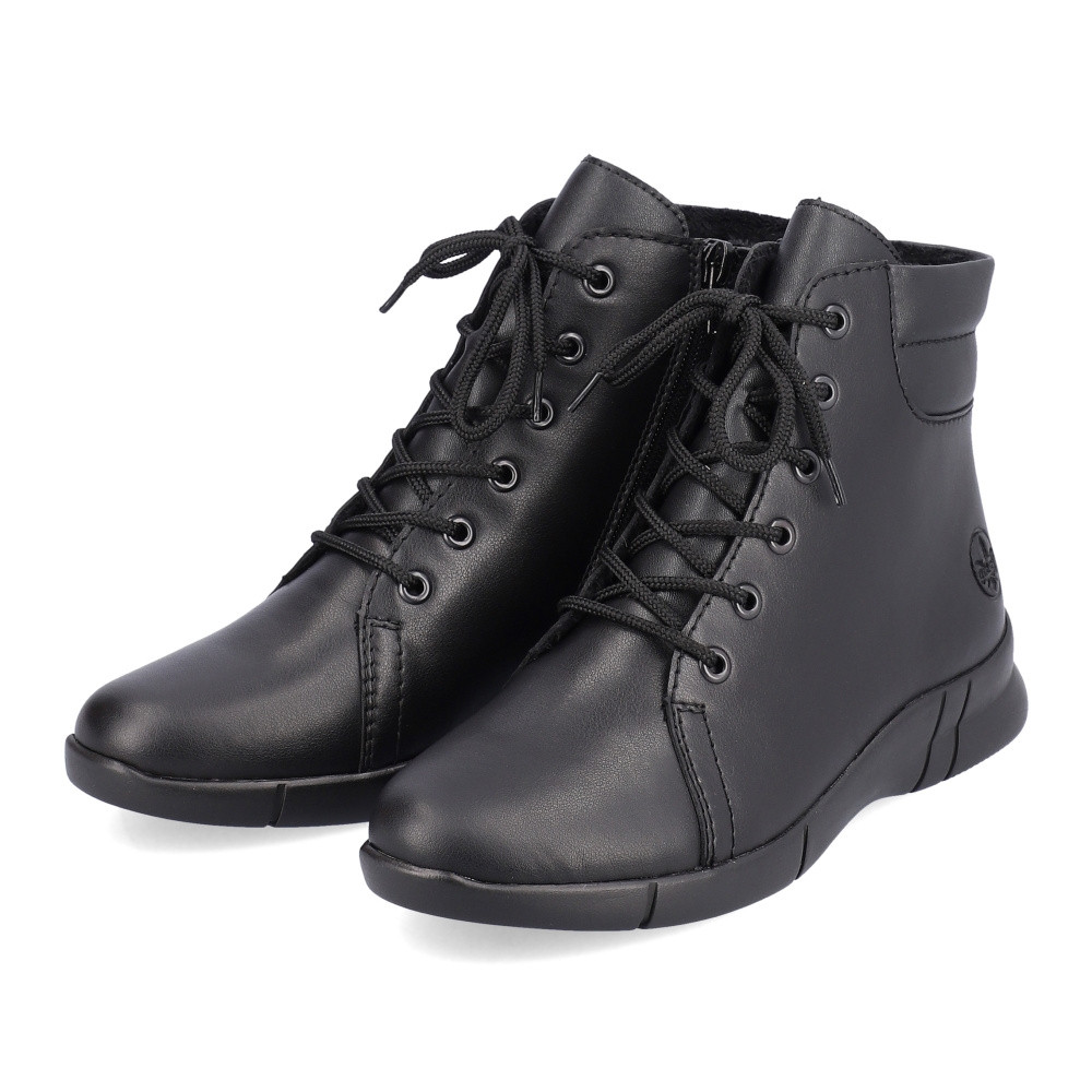 detail Dámská kotníková obuv RIEKER N2104-00 černá W3