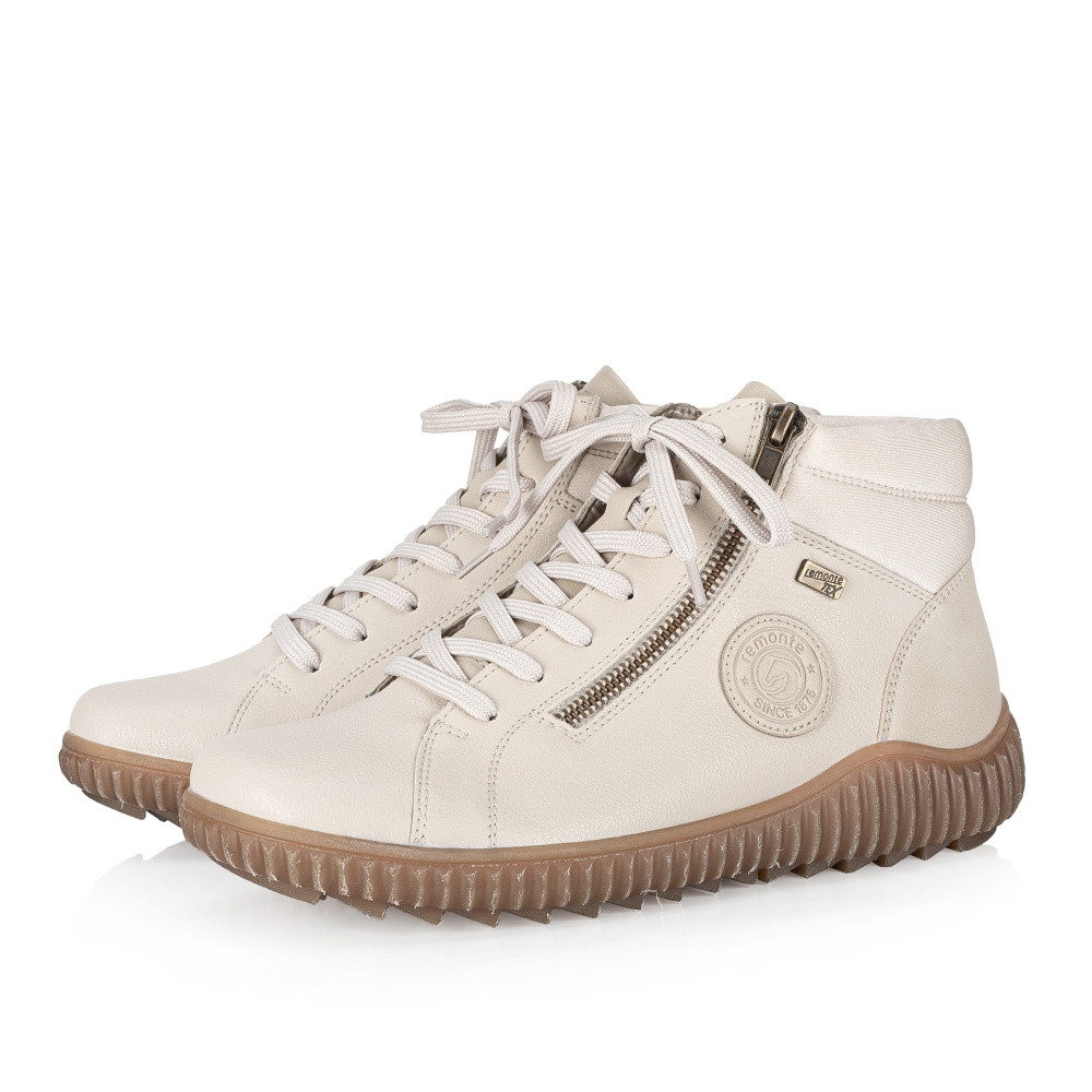 detail Dámská kotníková obuv REMONTE R8272-60 béžová W3