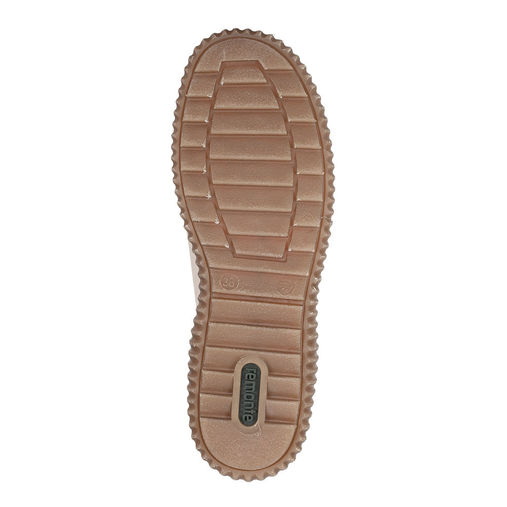 detail Dámská kotníková obuv REMONTE R8272-60 béžová W3