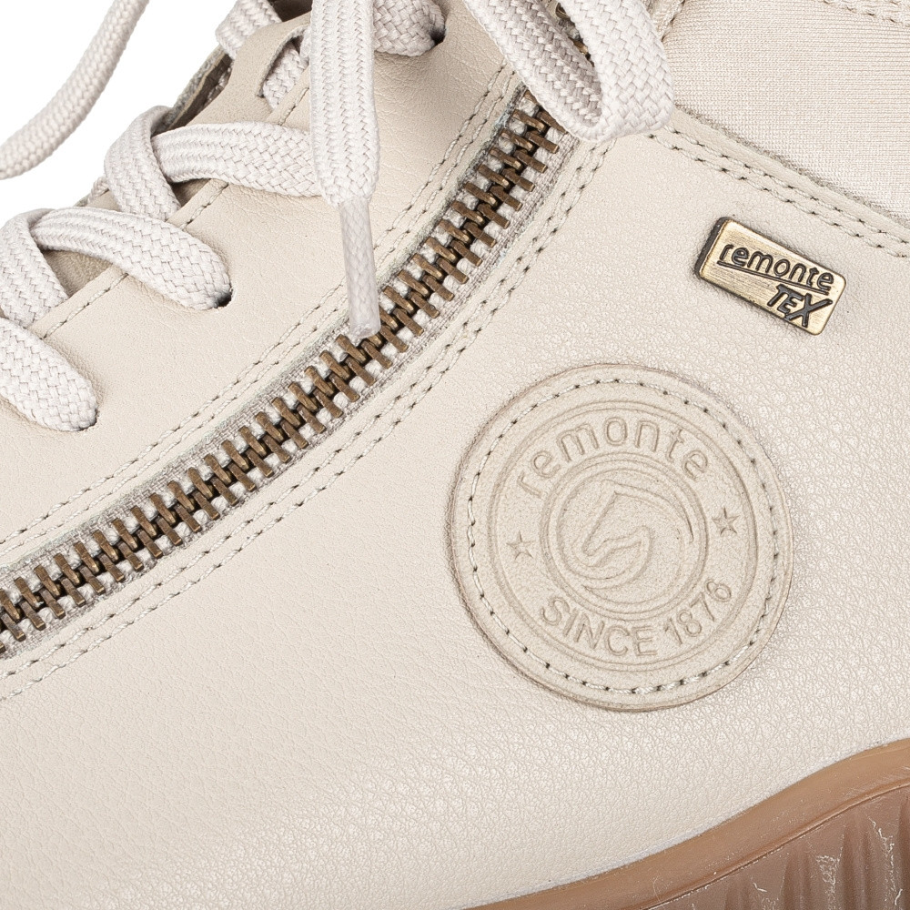 detail Dámská kotníková obuv REMONTE R8272-60 béžová W3