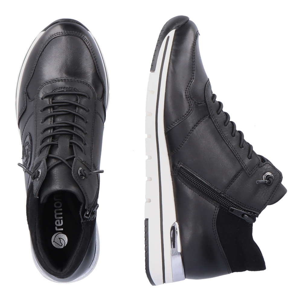 detail Dámská kotníková obuv REMONTE R6771-01 černá W4