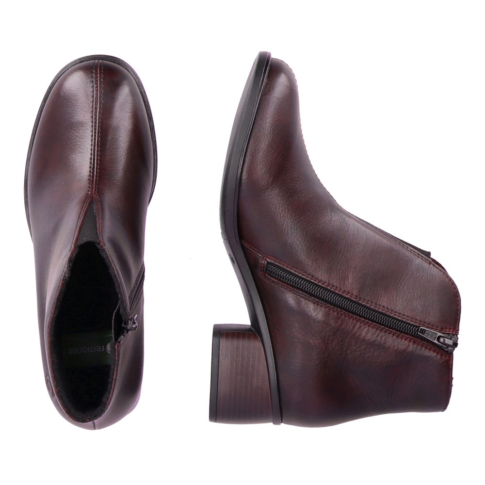 detail Dámská kotníková obuv REMONTE R8870-36 červená W3