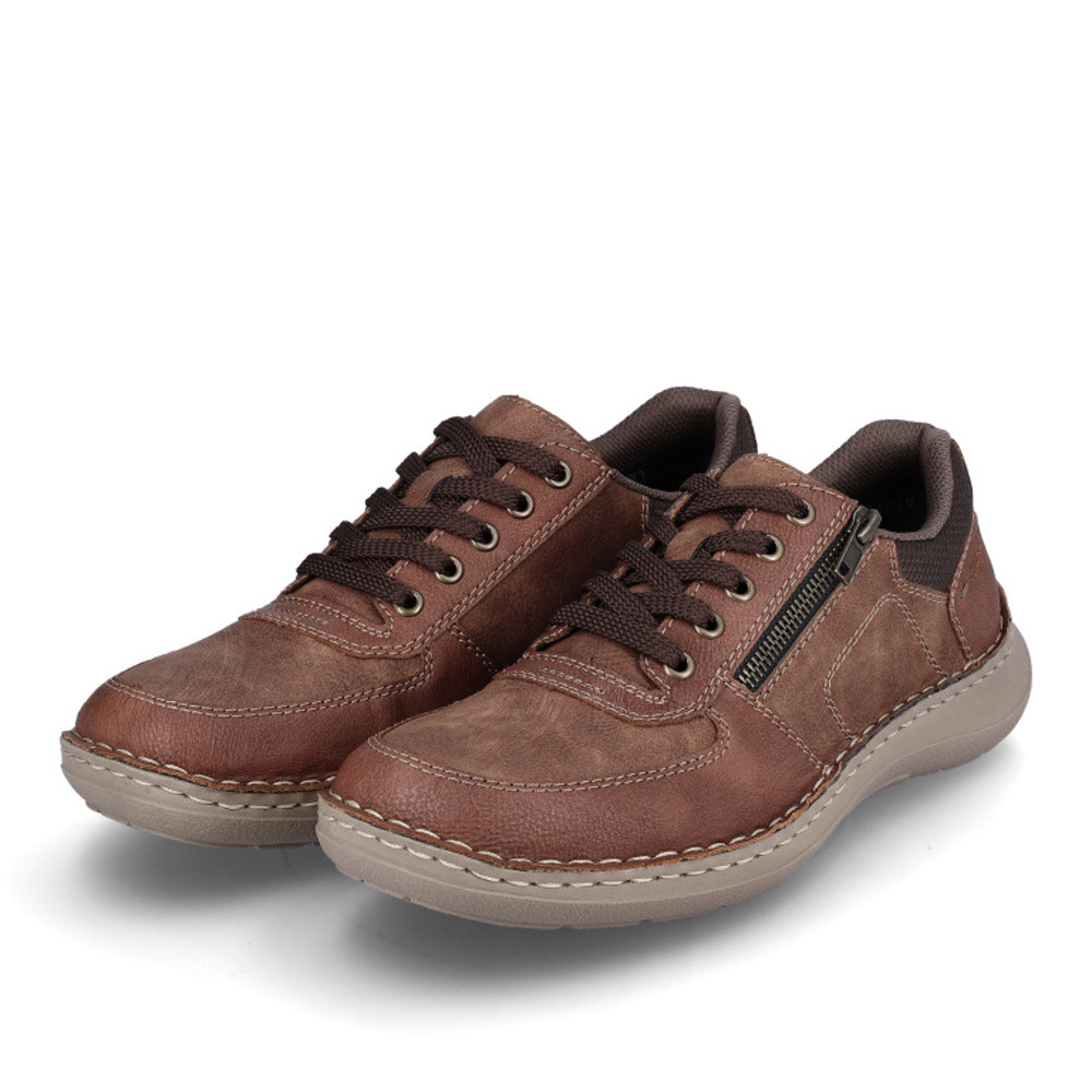 detail Pánské polobotky RIEKER 03015-24 hnědá W3