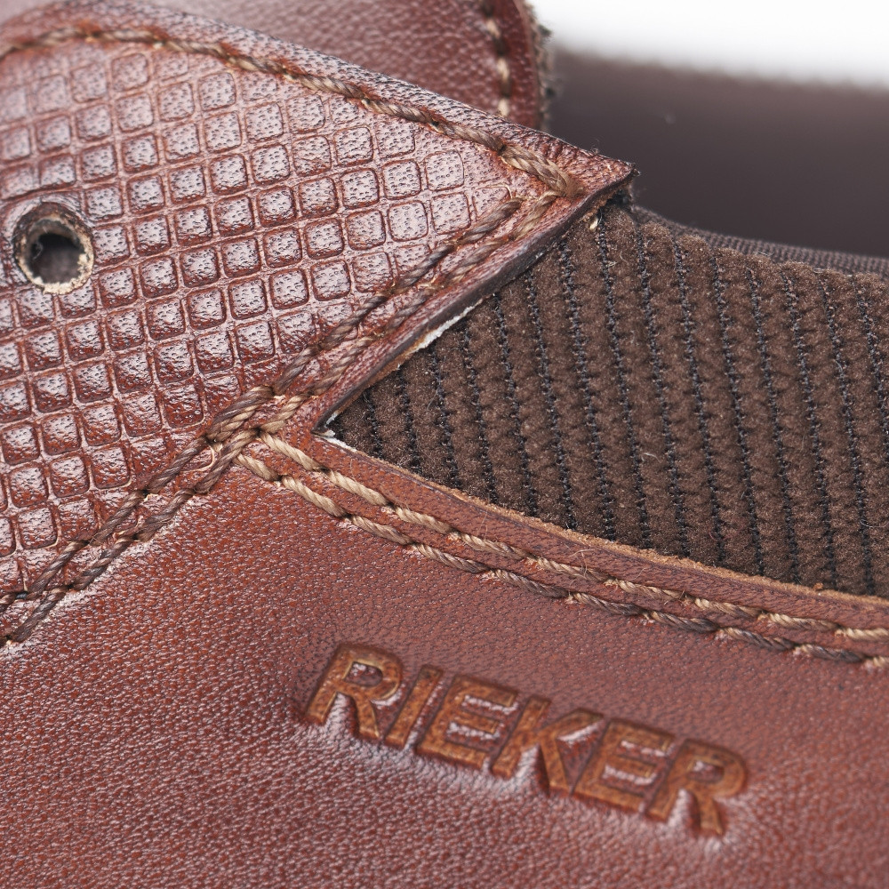 detail Pánska členková obuv RIEKER 10500-24 hnedá W3