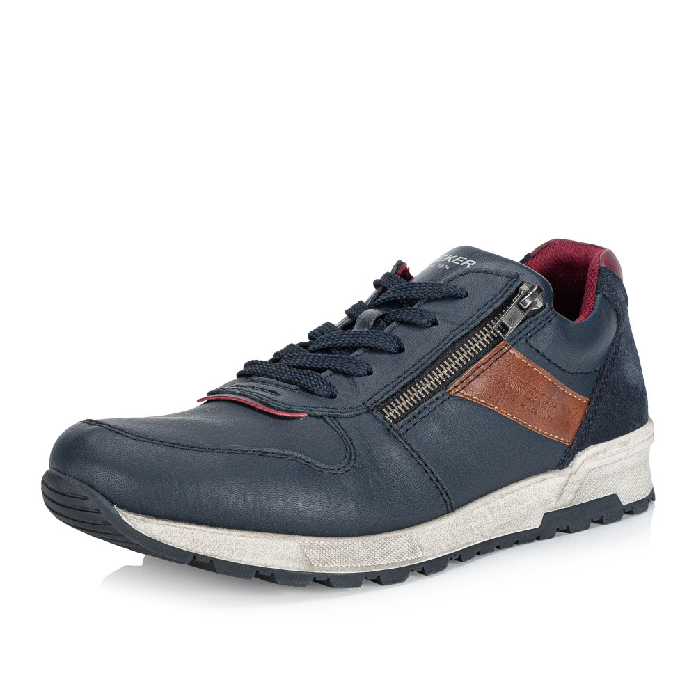 detail Pánské polobotky RIEKER 15103-14 modrá W3