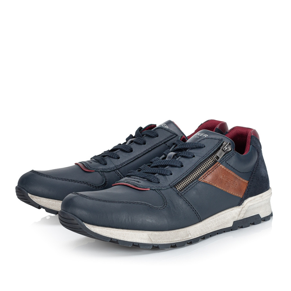 detail Pánské polobotky RIEKER 15103-14 modrá W3