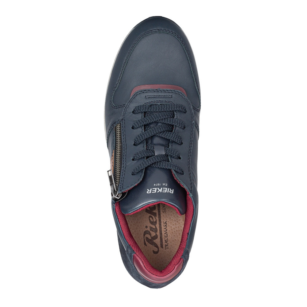 detail Pánské polobotky RIEKER 15103-14 modrá W3