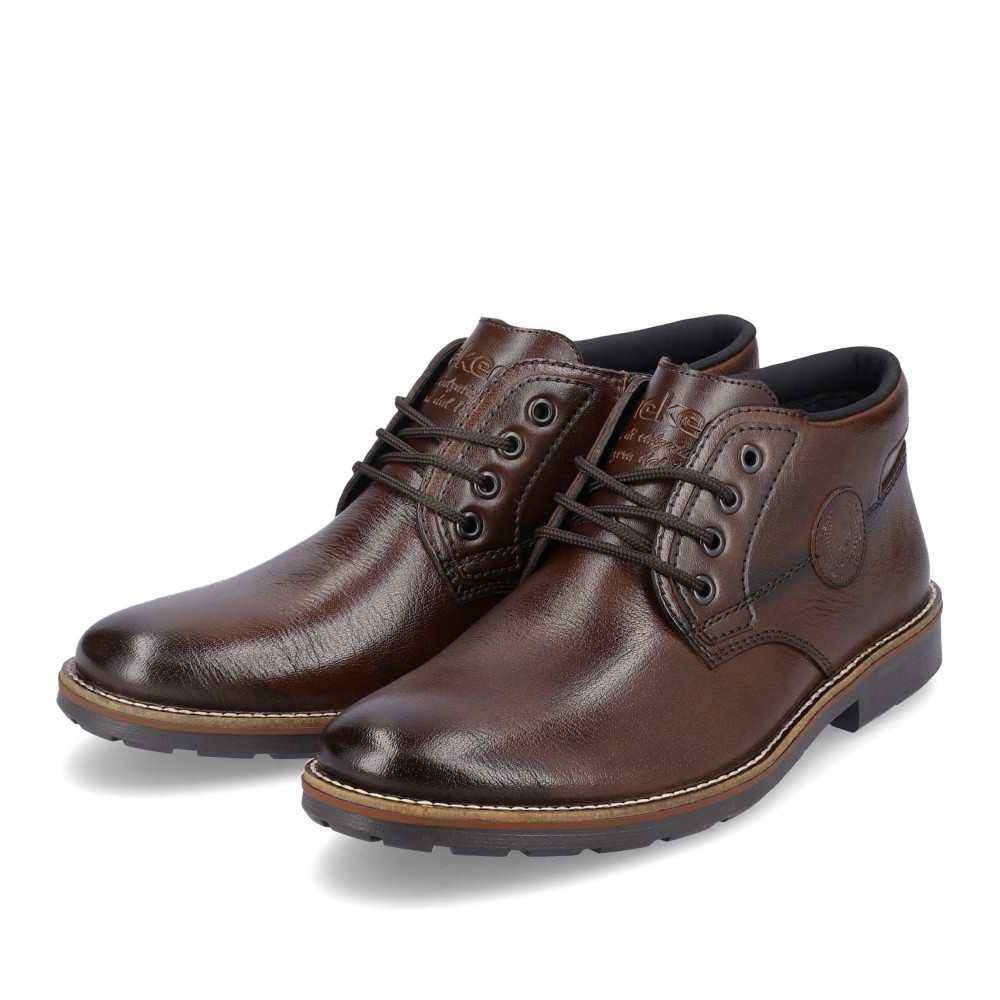 detail Pánská kotníková obuv RIEKER 15339-26 hnědá W3