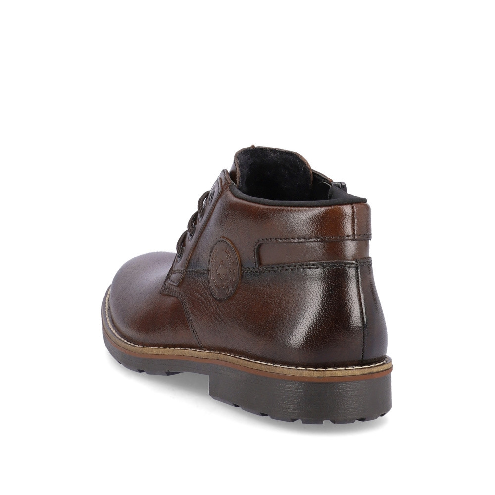 detail Pánská kotníková obuv RIEKER 15339-26 hnědá W3