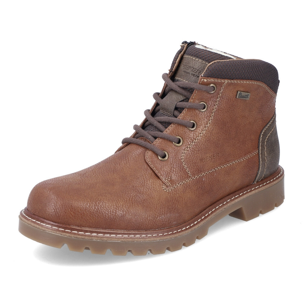detail Pánská kotníková obuv RIEKER 38810-25 hnědá W3