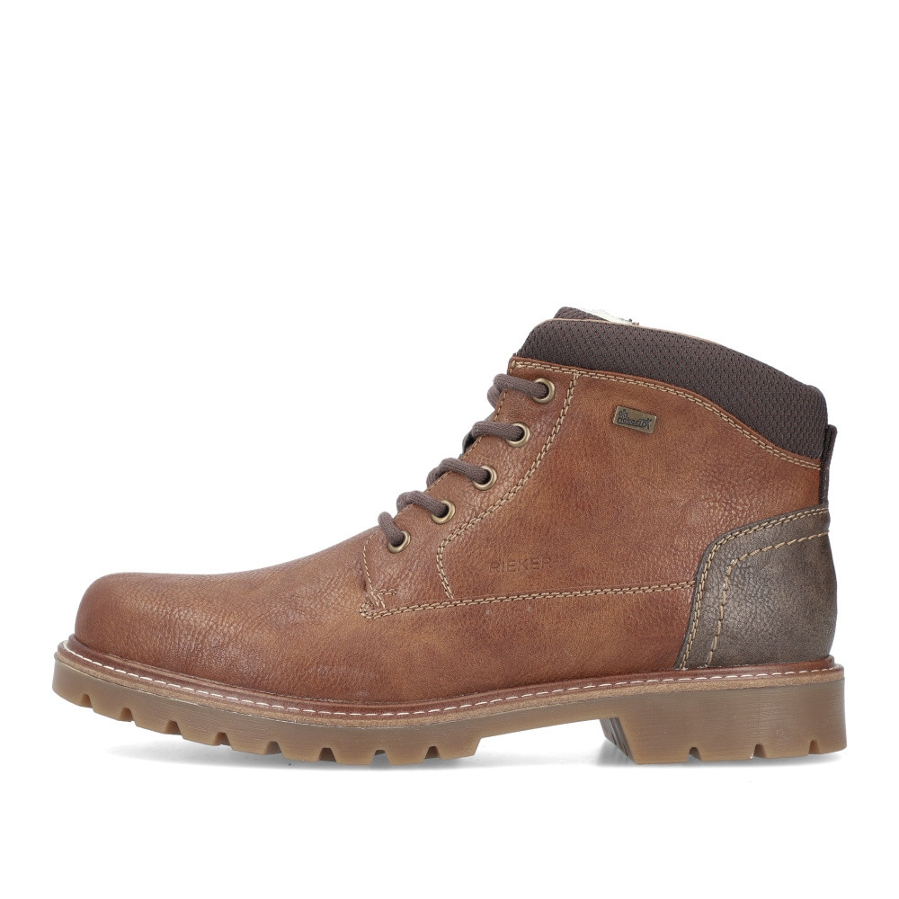 detail Pánská kotníková obuv RIEKER 38810-25 hnědá W3