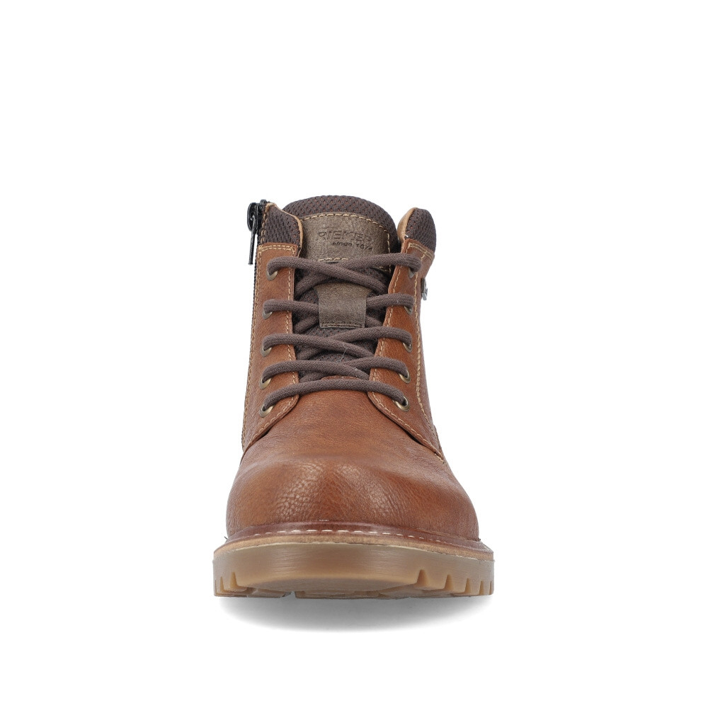 detail Pánská kotníková obuv RIEKER 38810-25 hnědá W3