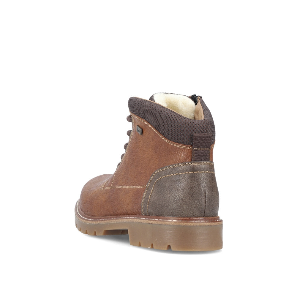 detail Pánská kotníková obuv RIEKER 38810-25 hnědá W3