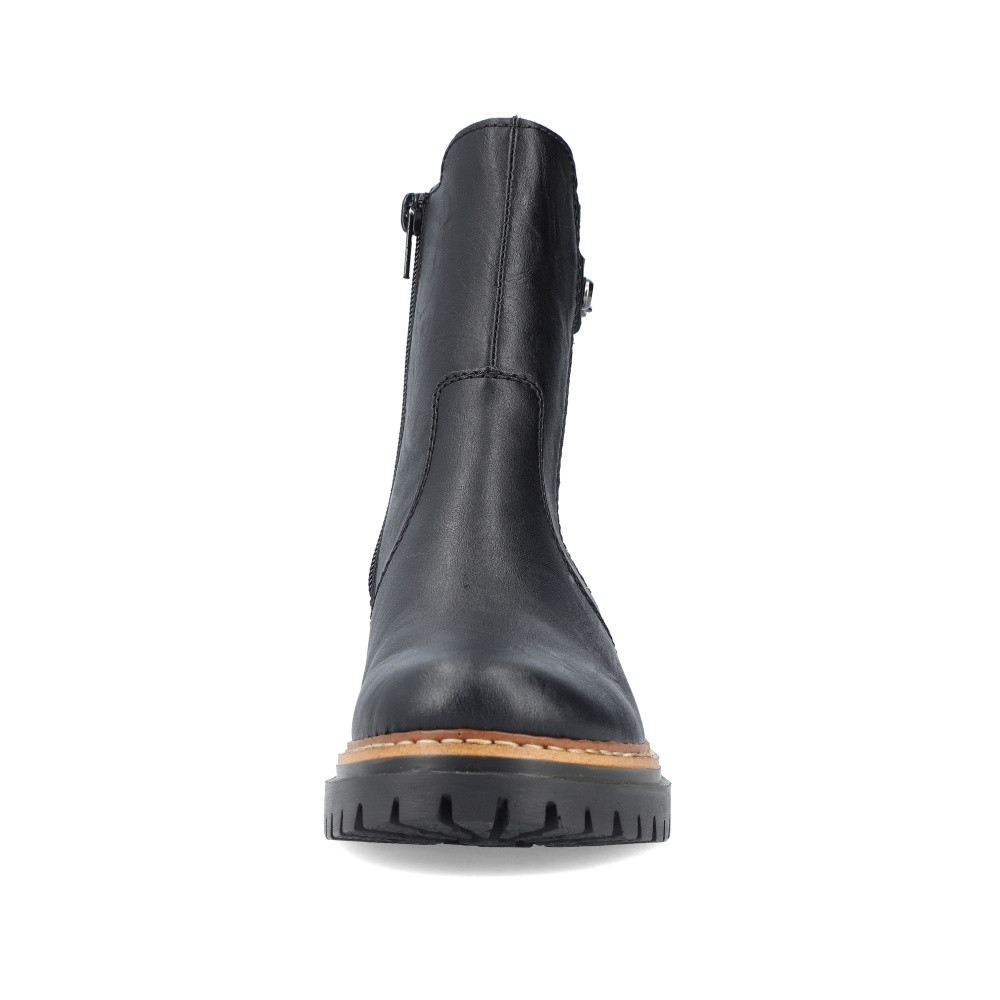 detail Dámská kotníková obuv RIEKER 72690-00 černá W3