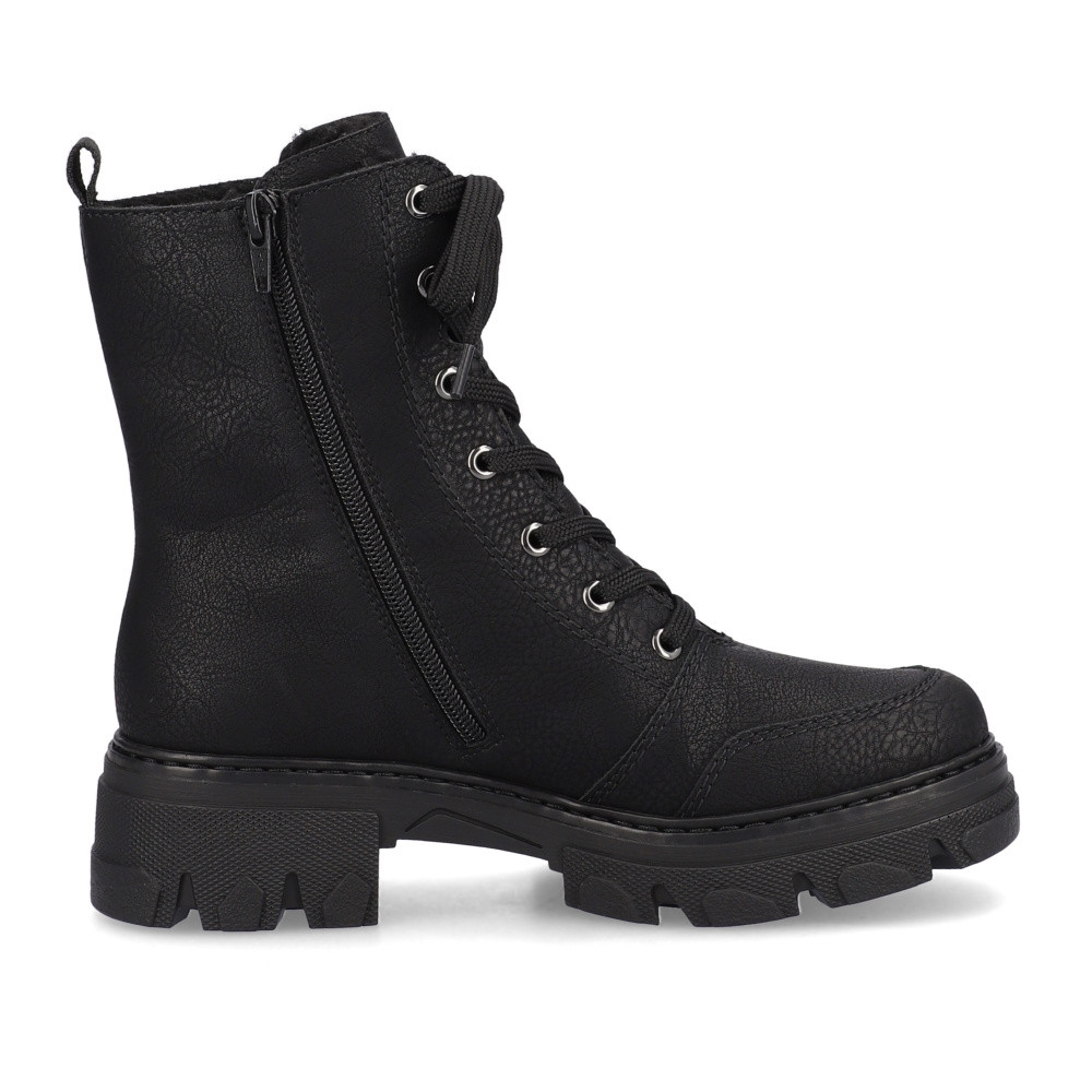 detail Dámská kotníková obuv RIEKER 74605-00 černá W3