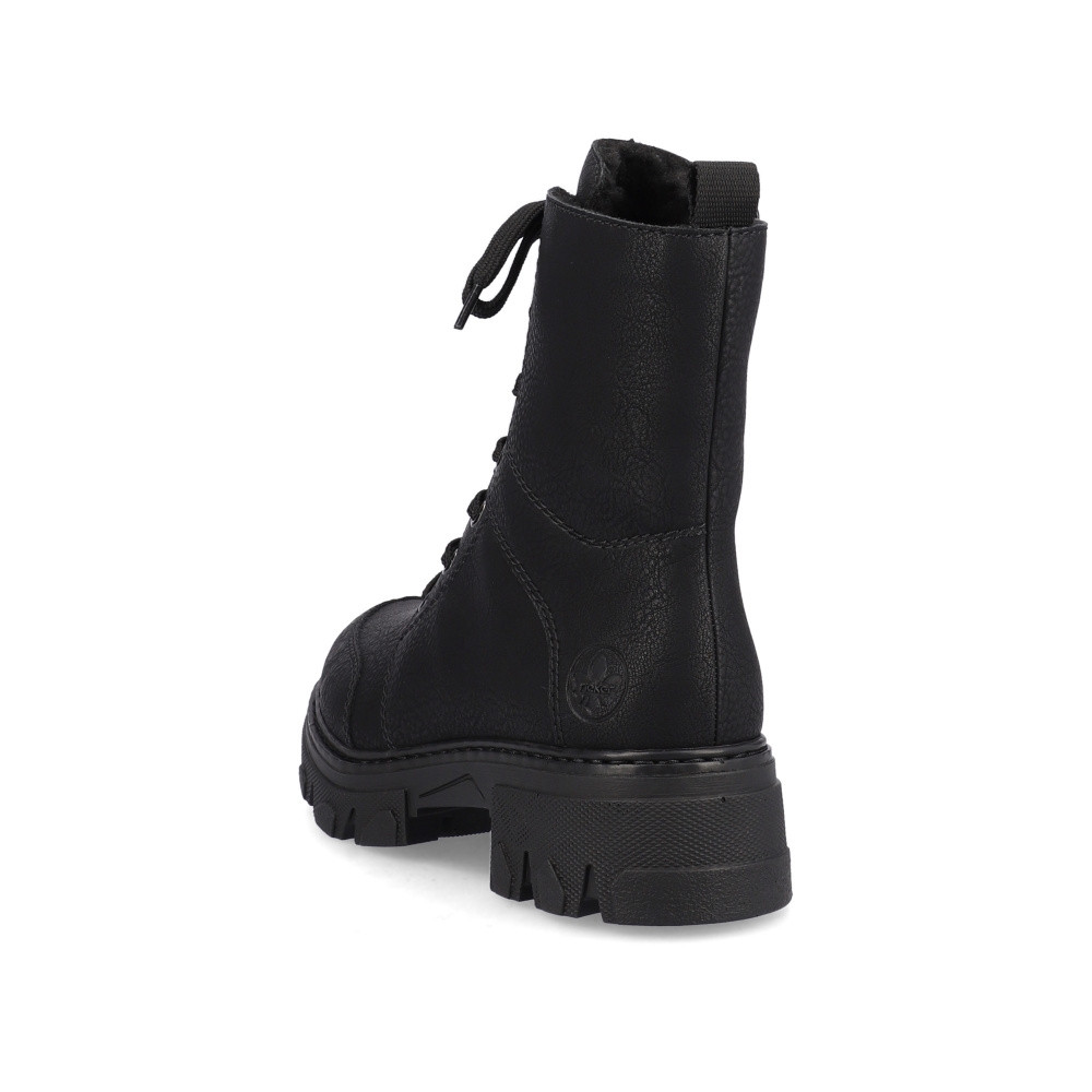 detail Dámská kotníková obuv RIEKER 74605-00 černá W3