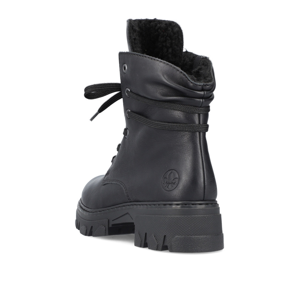 detail Dámská kotníková obuv RIEKER 74624-00 černá W3