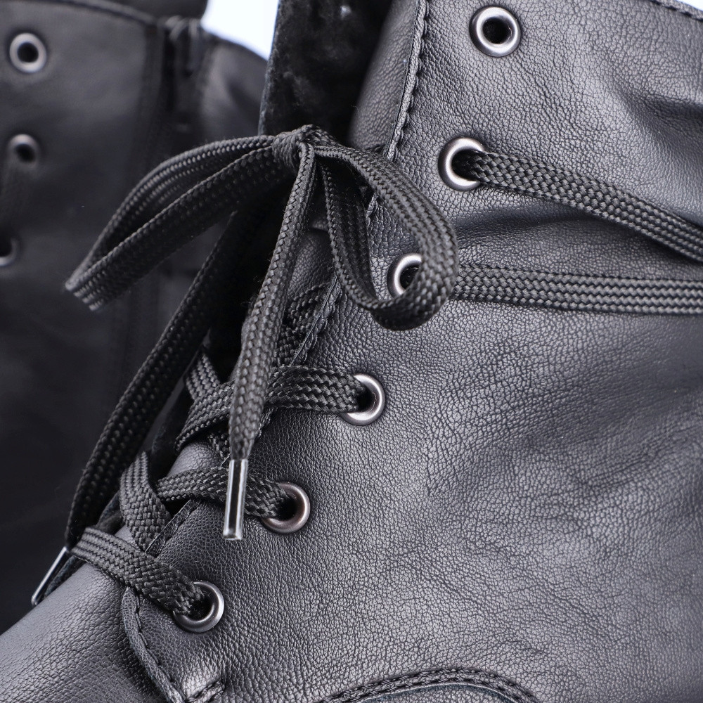 detail Dámská kotníková obuv RIEKER 74624-00 černá W3