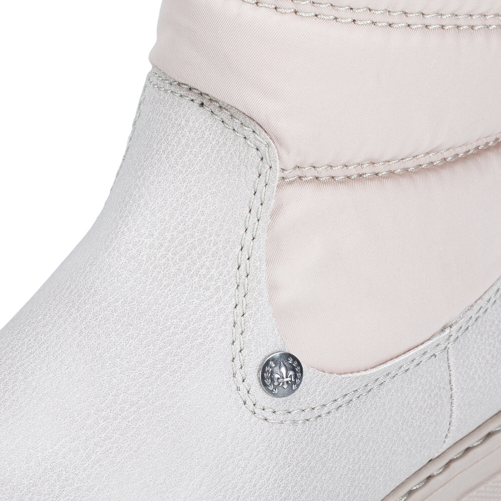 detail Dámska členková obuv RIEKER 74670-60 béžová W3