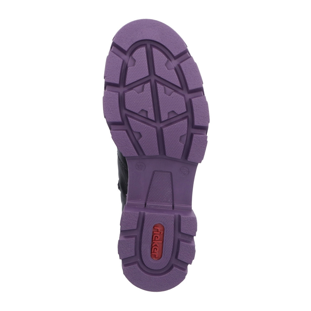 detail Dámská kotníková obuv RIEKER 74690-00 černá W3