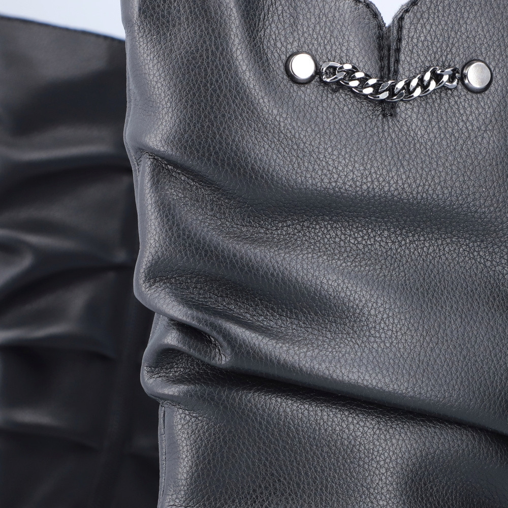 detail Dámské kozačky RIEKER 76891-00 černá W3