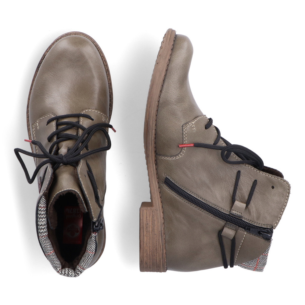 detail Dámská obuv RIEKER RIE-10303997-W3 zelená