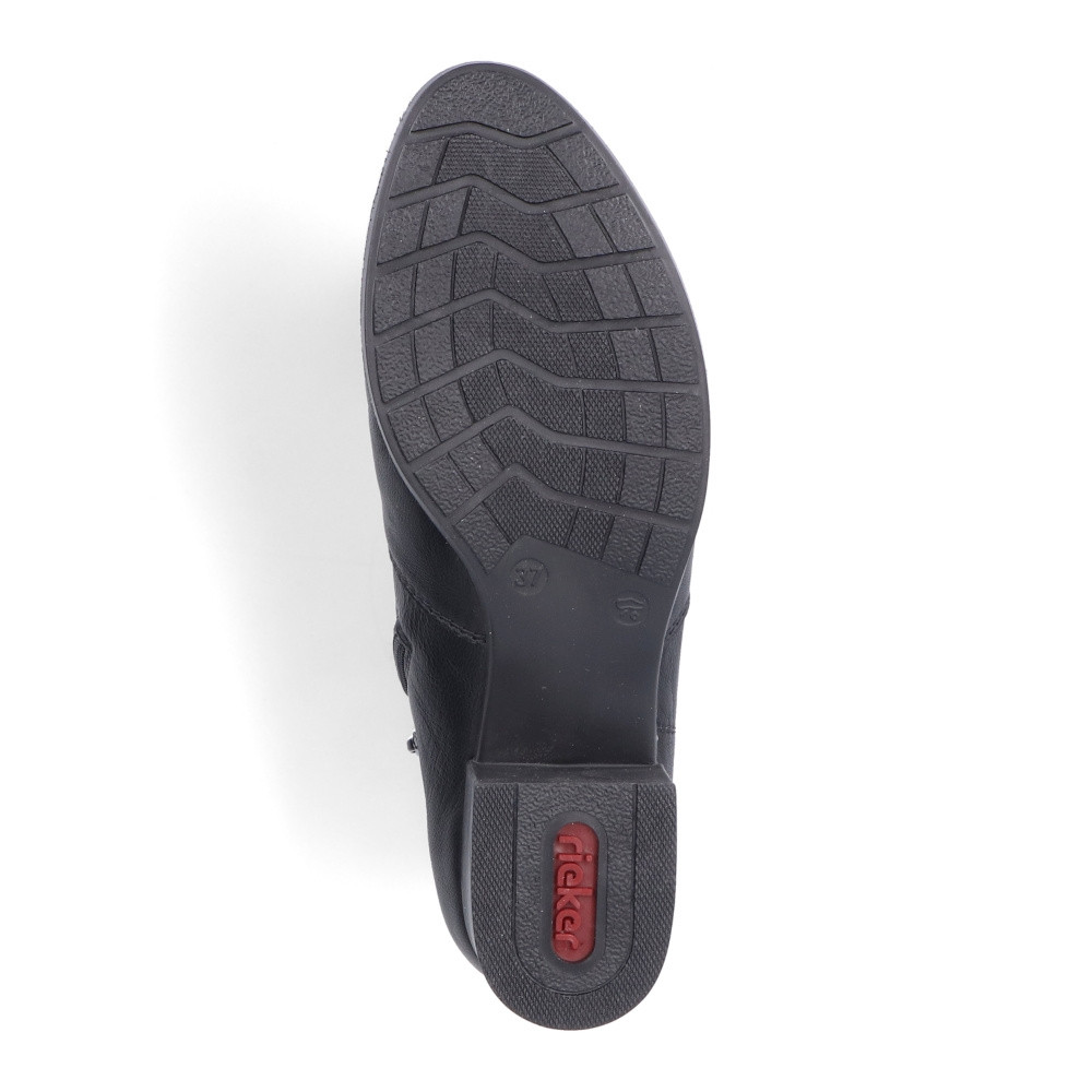 detail Dámska členková obuv RIEKER 78660-00 čierna W3