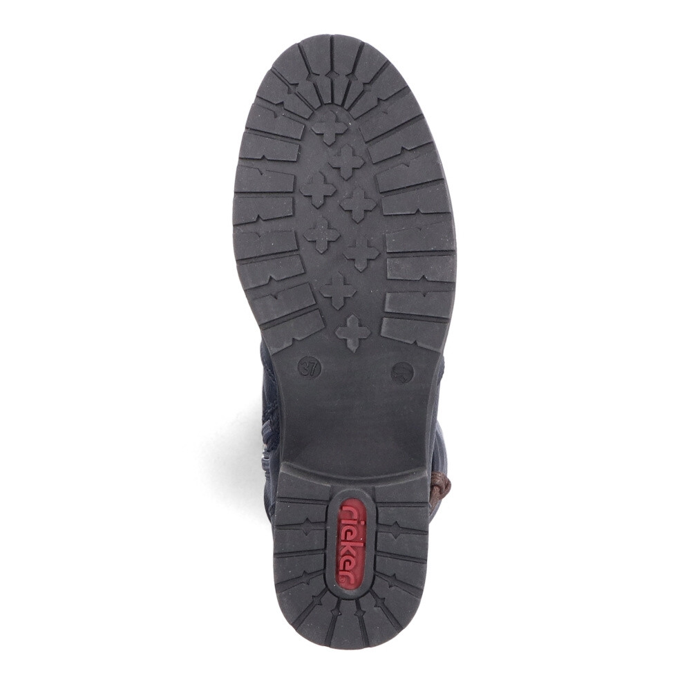 detail Dámské kozačky RIEKER 91694-14 modrá W3