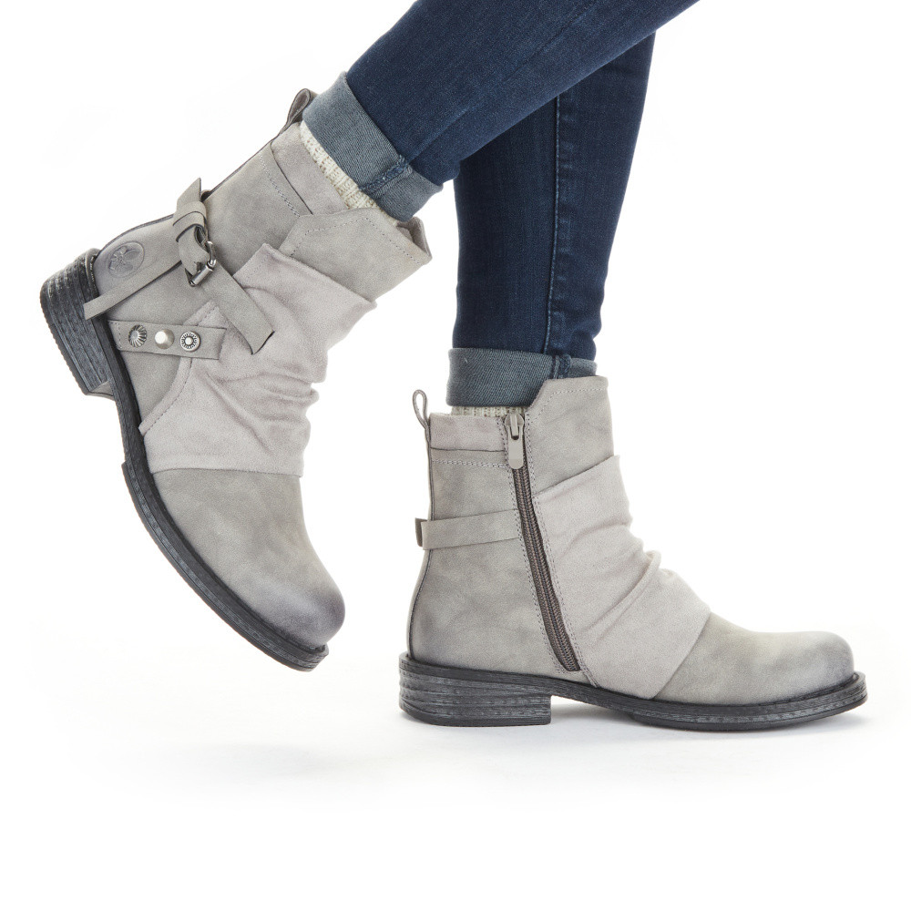 detail Dámská kotníková obuv RIEKER 92264-40 šedá W3