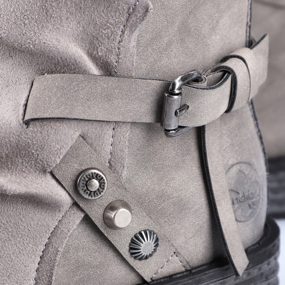 detail Dámská kotníková obuv RIEKER 92264-40 šedá W3