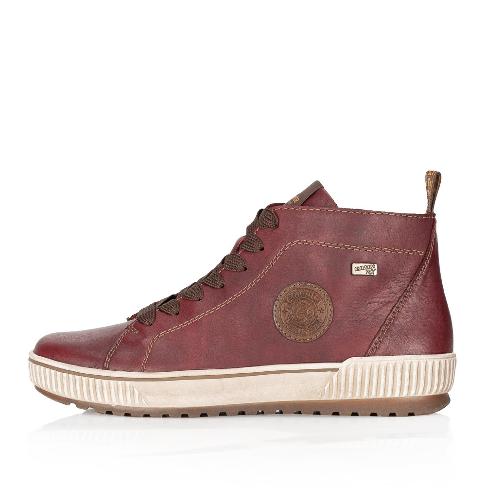 detail Dámská kotníková obuv REMONTE D0771-35 červená W3