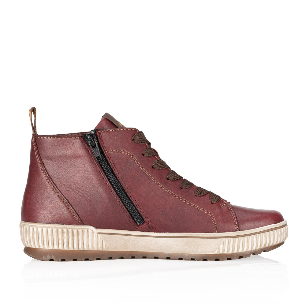 detail Dámská kotníková obuv REMONTE D0771-35 červená W3