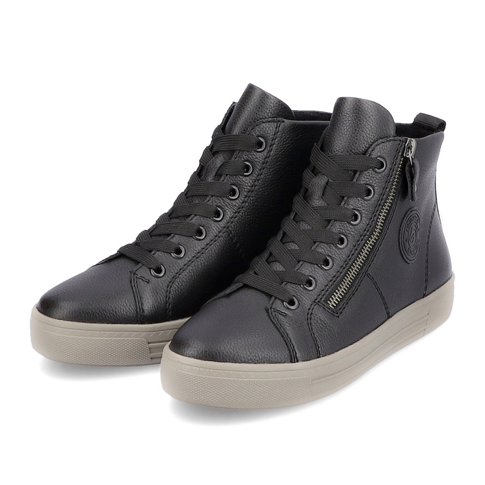 detail Dámská kotníková obuv REMONTE D0972-01 černá W3