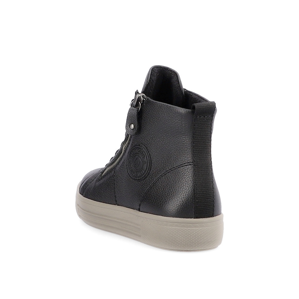 detail Dámská kotníková obuv REMONTE D0972-01 černá W3